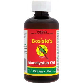 Bosistos Eucalyptus Oil 100% Pure 175ml 