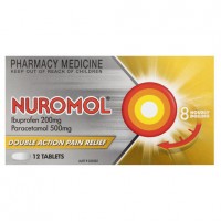 Nuromol Ibuprofen 200mg & Paracetamol 500mg 12 Tab