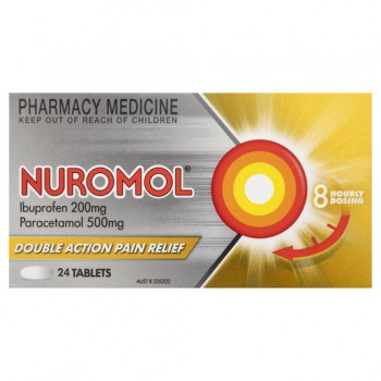 Nuromol Ibuprofen 200mg & Paracetamol 500mg 24 Tab