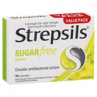 Strepsils Sugar Free Lemon 36 Lozenges