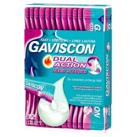 Gaviscon Dual Action Liquid Sachets Peppermint 12x10ml 