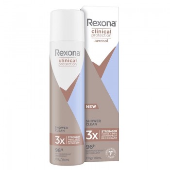 Rexona Clinical Protection Shower Clean Antiperspirant 180ml 