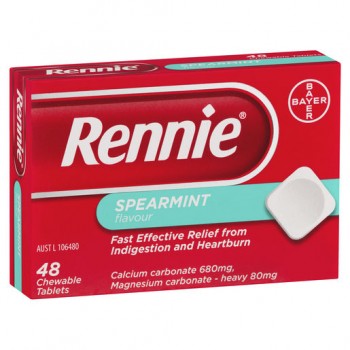 Rennie Fast Effective Relief from Indigestion & Heartburn 48 Tab