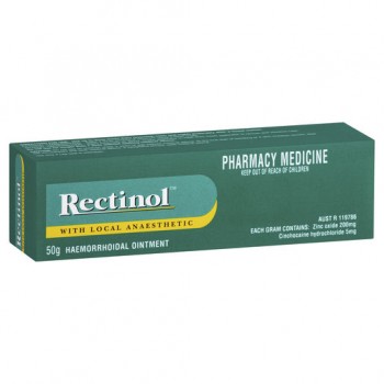 Rectinol Haemorrhoidal Ointment with Local Anaesthetic 50g 