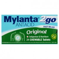 Mylanta 2go Antacid Original 24 Tab