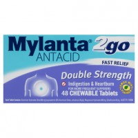 Mylanta 2go Antacid Double Strength 48 Tab