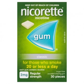 Nicorette Gum 2mg - Uncoated Classic  30 