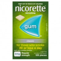 Nicorette Gum 2mg - Uncoated Classic  105 