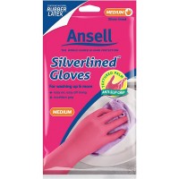 Ansell Silverlined Gloves (Medium) 1 pair 