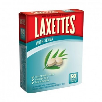 Laxettes Senna Laxative Tablets 50 Tab