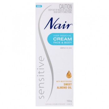 Nair Sensitive Hair Removal Cream  Face & Body 150g 