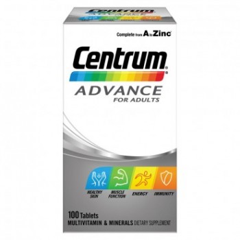 Centrum Advanced Multivitamin & Minerals for Adults 100 Tab