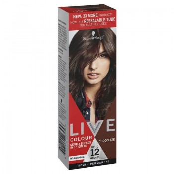 Schwarzkopf Live Semi-Permanent Colour Chocolate - up to 12 washes 75ml 