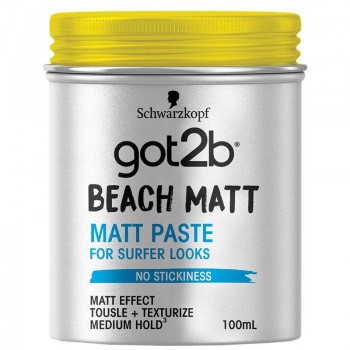 Schwarzkopf Got2b Beach Matt Paste 100ml 