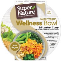 Super Nature Wellness Bowl Sri Lankan Curry 350g 