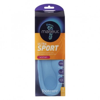Footcare Ultra Sport Women Insoles - up to Aus W10 1 Pair