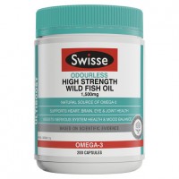 Swisse Odourless High Strength Wild Fish Oil 1500mg  200 Cap