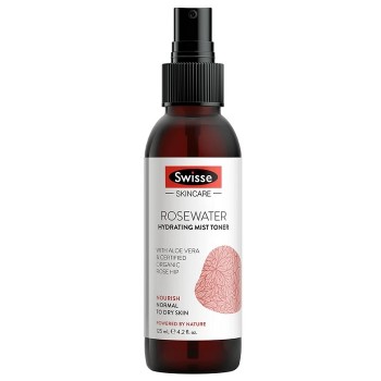 Swisse Skincare Rosewater Hydrating Mist Toner 125ml 