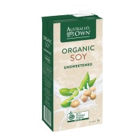 Australia's Own Unsweetened Organic Soy Milk 1L 