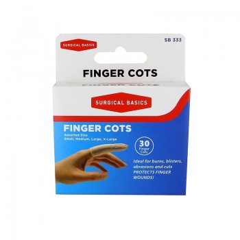 Surgical Basics Finger Cots Assorted Sizes 30 