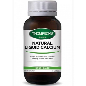 Thompsons Natural Liquid Calcium 60 Cap