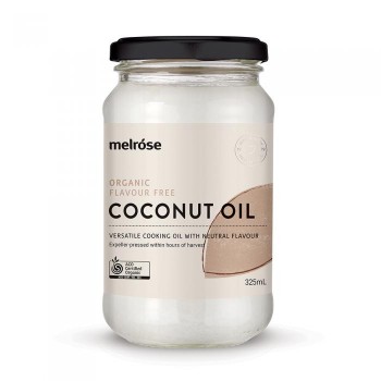 Melrose Organic Flavour Free Coconut Oil 325ml 
