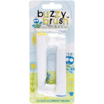 Jack N' Jill Buzzy Brush Replacement Heads 2 