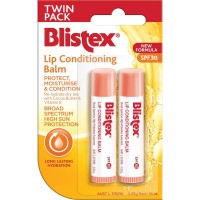 Blistex TWIN PACK Lip Conditioning Balm SPF30 2x4.25g 