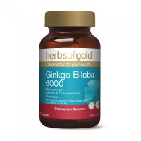 Herbs of Gold Ginkgo Biloba 6000 60 Cap