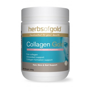 Herbs of Gold Collagen Gold Powder Natural Berry Flavour 180g 