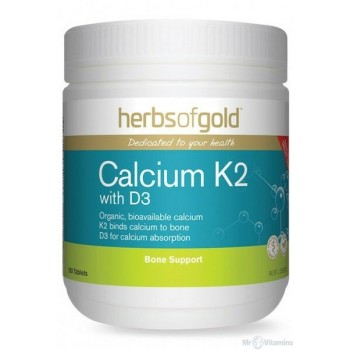 Herbs of Gold Calcium K2 with D3 90 Tab