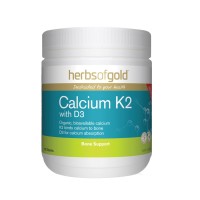 Herbs of Gold Calcium K2 with D3 180 Tab