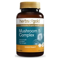 Herbs of Gold Mushroom 5 Complex 60 Cap
