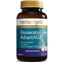 Herbs of Gold Resveratrol AdvantAGE 60 