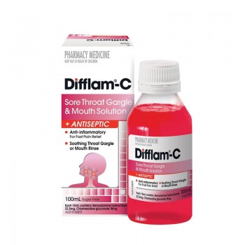 Difflam-C Sore Throat Gargle & Mouth Solution 100ml 