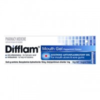 Difflam Mouth Gel Peppermint Flavour 10g 