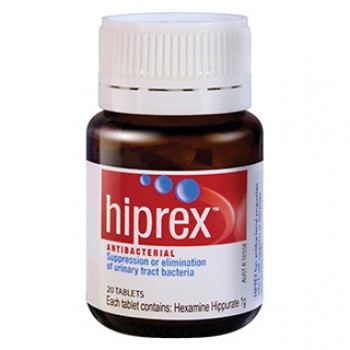 Hiprex Antibacterial 20 Tab
