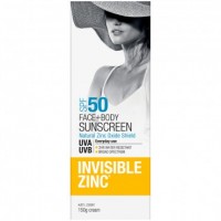 Invisible Zinc Face + Body Mineral Sunscreen SPF50 150g 