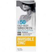 Invisible Zinc Face + Body Sunscreen SPF50 75g 