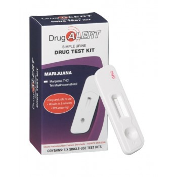 Drug Alert Marijuana Single-Use Multi-Test Kit 5 