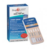 Drug Alert Street & Prescription Drugs Single-Use Multi-Test Kit 5 