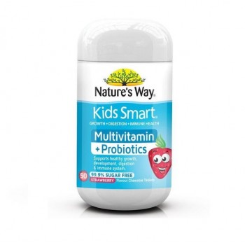 Nature's Way Kids Smart Multivitamin + Probiotics Strawberry 50 Tab