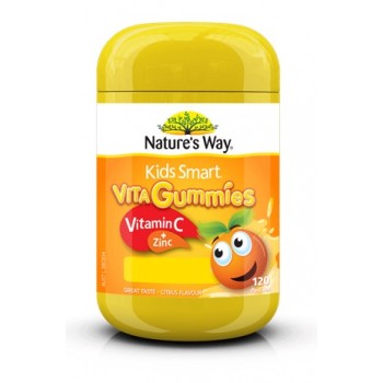 Nature's Way Vita Gummies Kids  Vitamin C + Zinc 120 Past