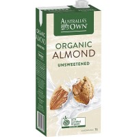 Australia's Own Unsweetened Organic  Almond Milk 1L 