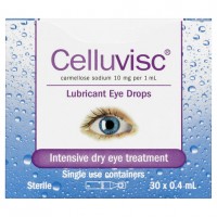 Celluvisc Lubricant Eye Drops Vials 30x0.4ml 