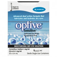 Optive Sensitive Eye Drops 30x0.4ml 