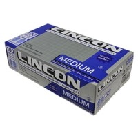 Lincon Latex Examination Gloves Medium 100 