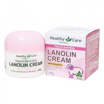 Healthy Care Lanolin Cream with Vitamin E 100g 