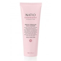 Natio Rosewater Gentle Cream-Gel Face Cleanser 100ml 