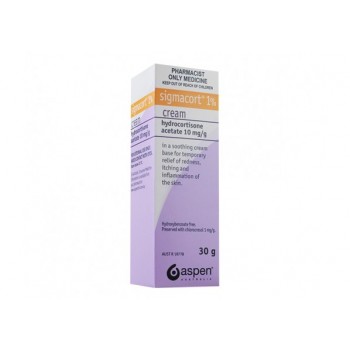 Sigmacort 1% Hydrocortisone Cream 30g 